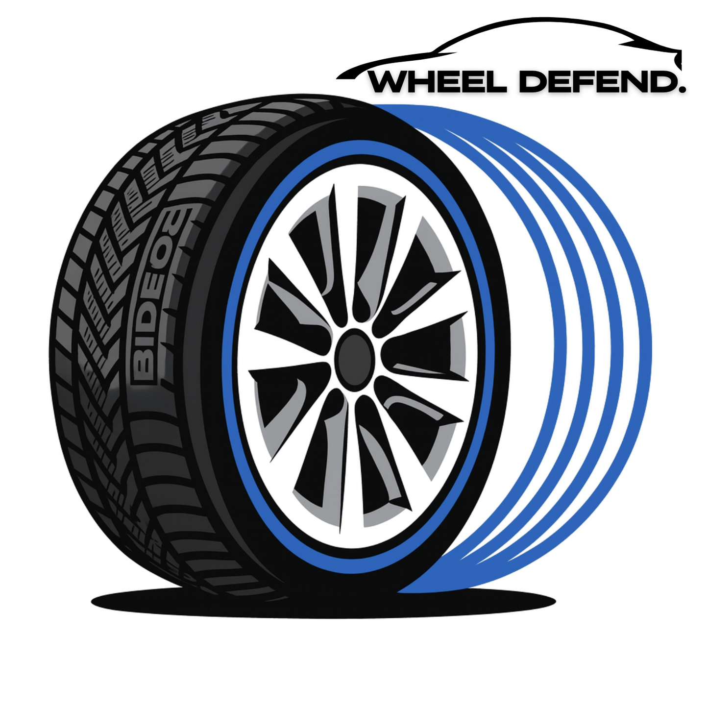 Protection de Jante Wheel Defend™ – Couleur Bleu