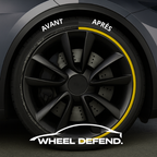 Protection de Jante Wheel Defend™ – Couleur Jaune