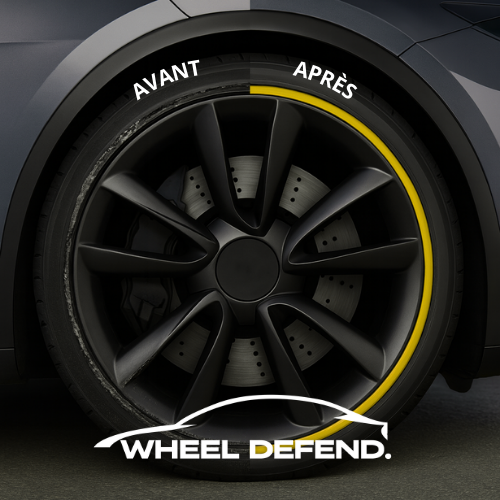 Protection de Jante Wheel Defend™ – Couleur Jaune