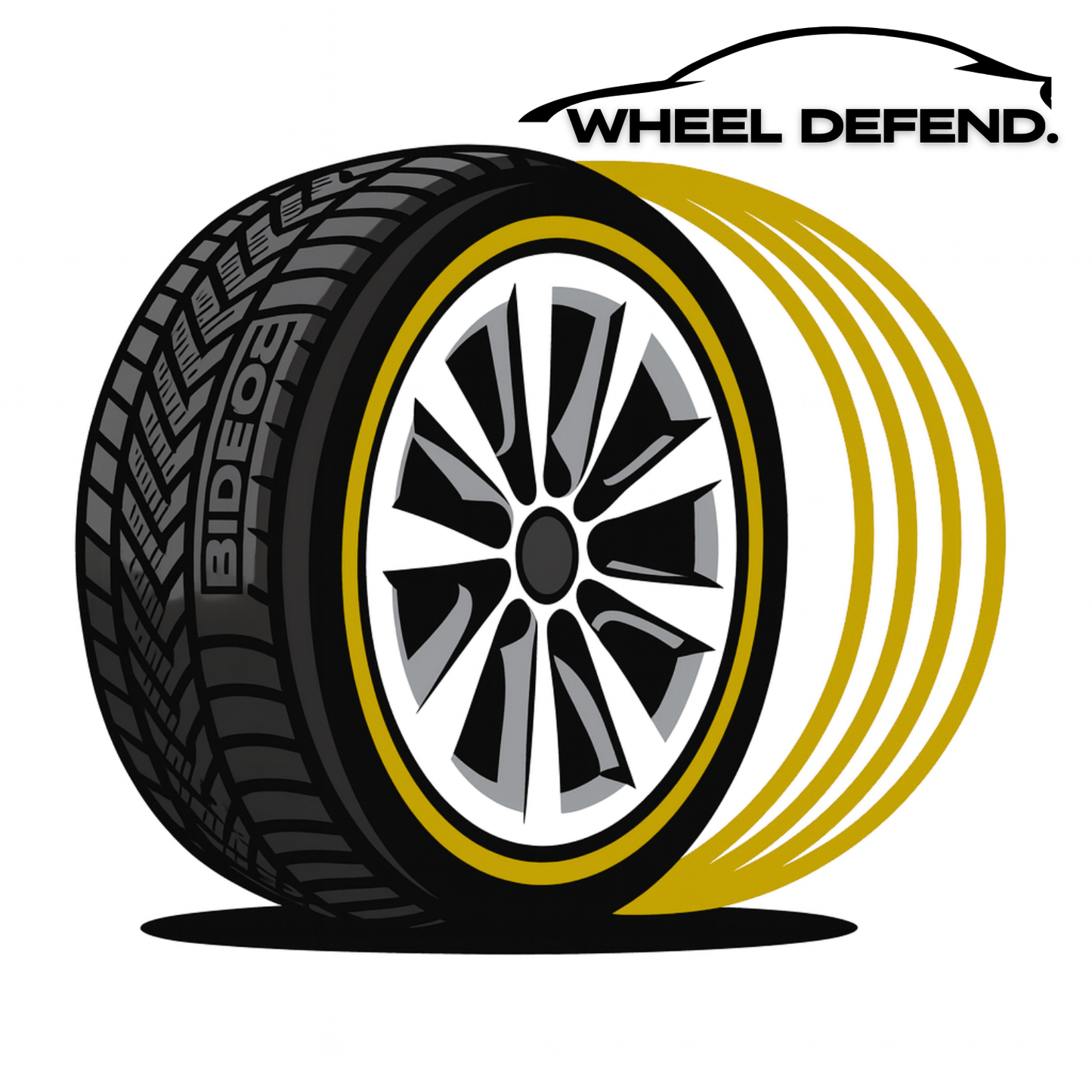 Protection de Jante Wheel Defend™ – Couleur Jaune