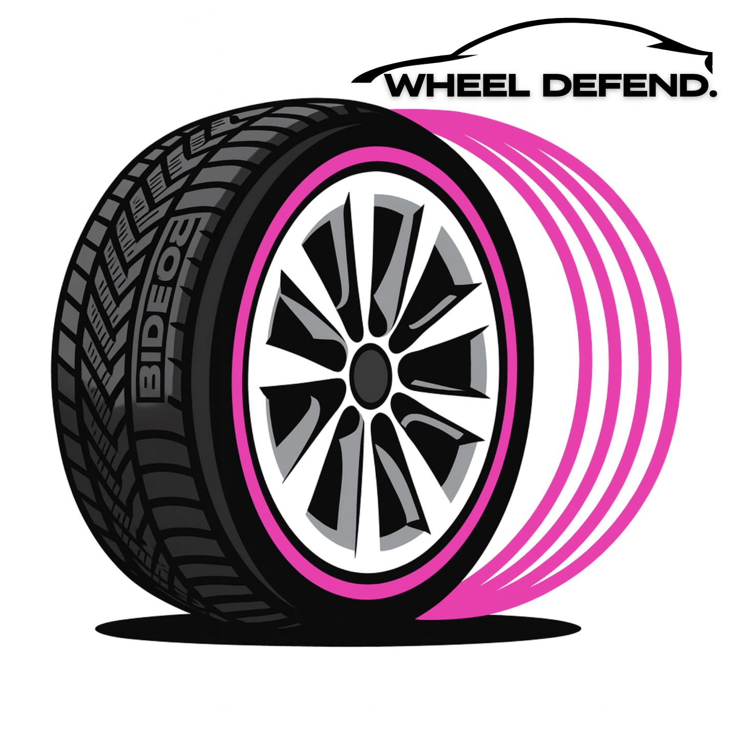 Protection de Jante Wheel Defend™ – Couleur Rose