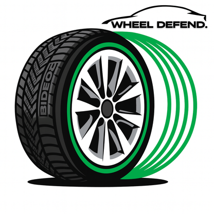 Protection de Jante Wheel Defend™ – Couleur Vert