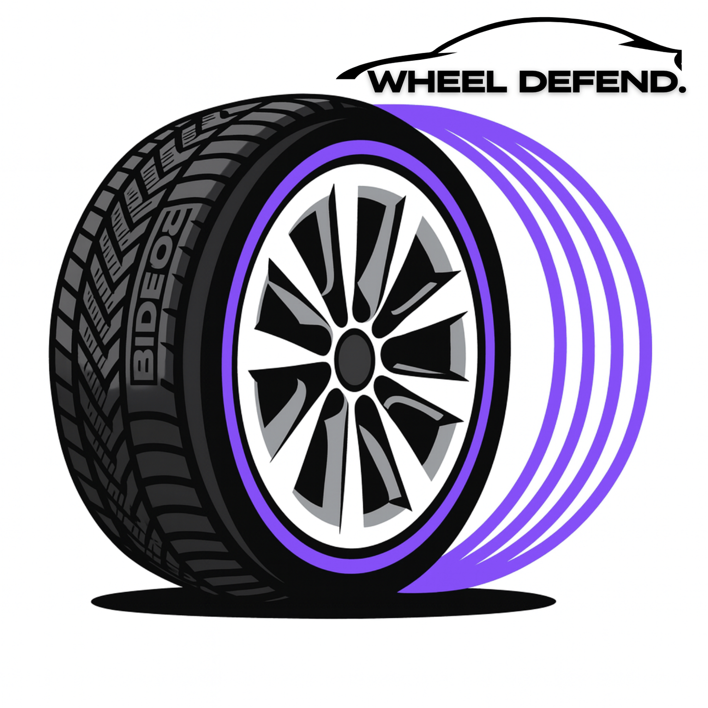 Protection de Jante Wheel Defend™ – Couleur Violet