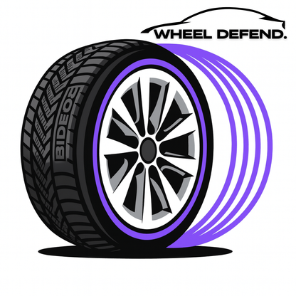 Protection de Jante Wheel Defend™ – Couleur Violet