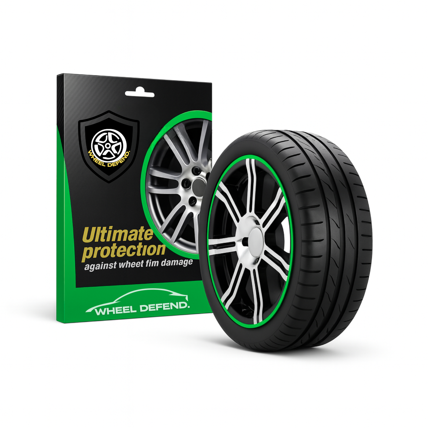 Protection de Jante Wheel Defend™ – Couleur Vert