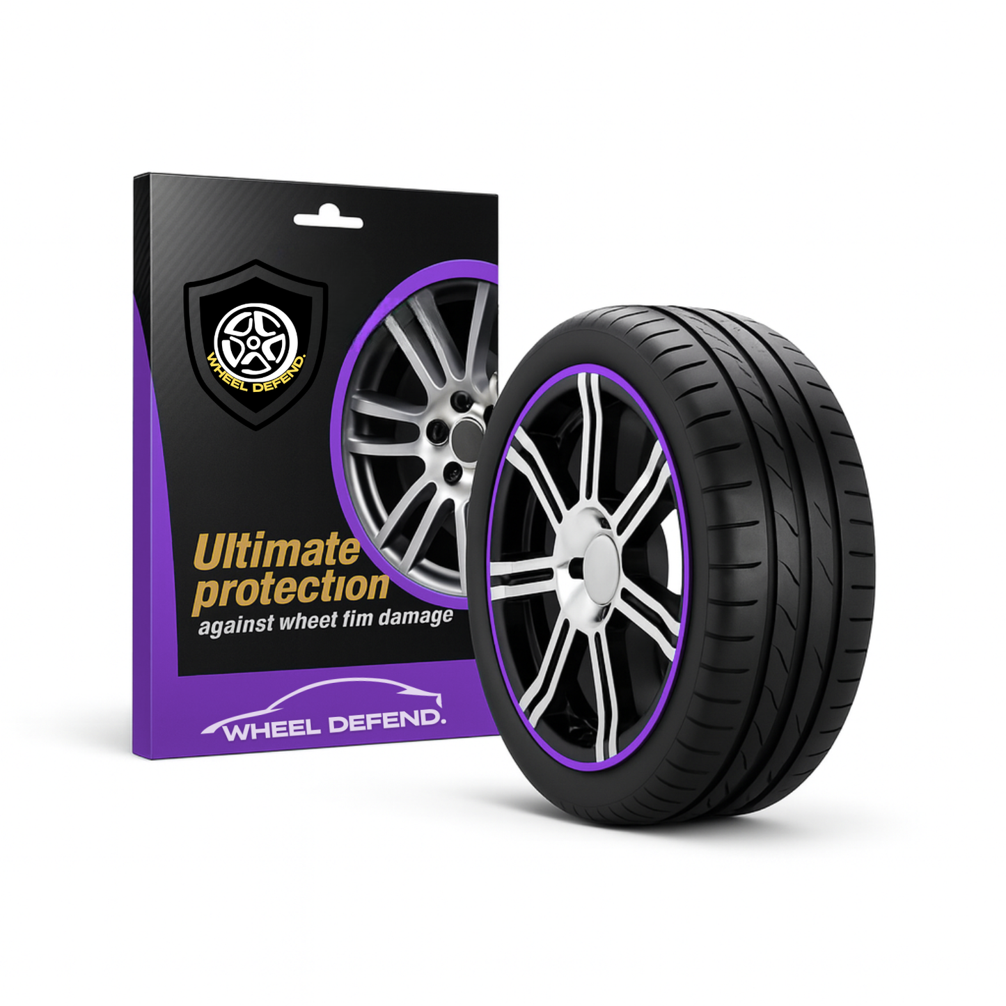 Protection de Jante Wheel Defend™ – Couleur Violet